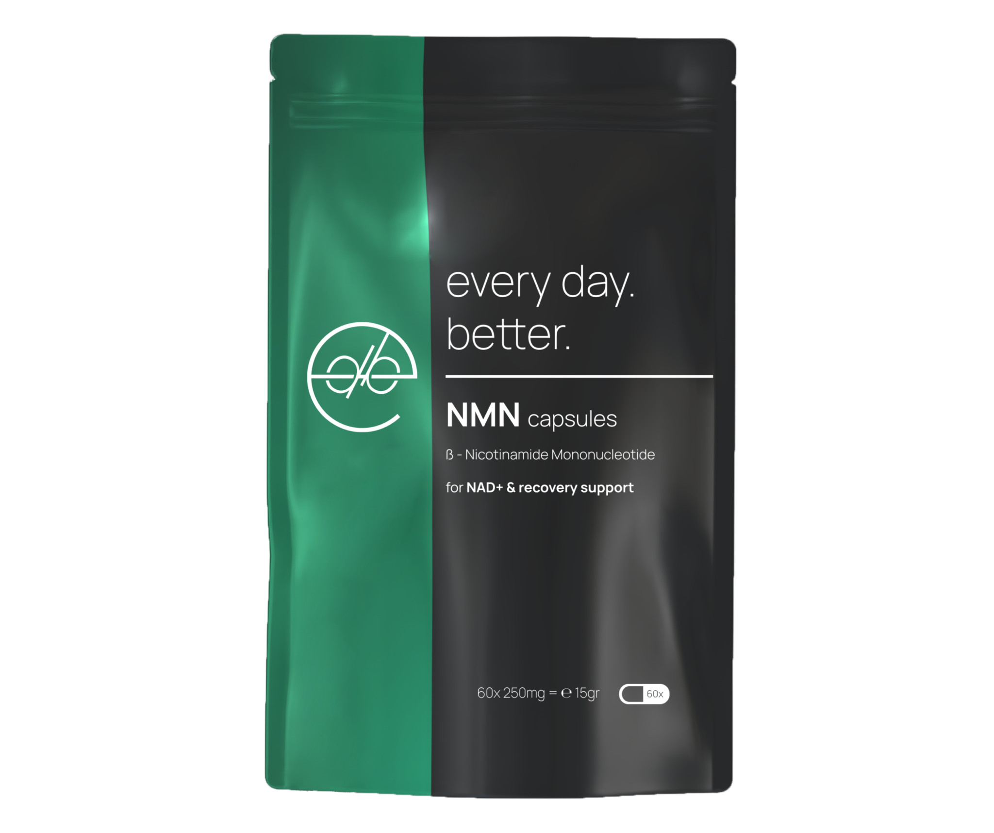 NMN Capsules 60x250mg | Every Day Better NMN Capsules 60x250mg van Every Day Better